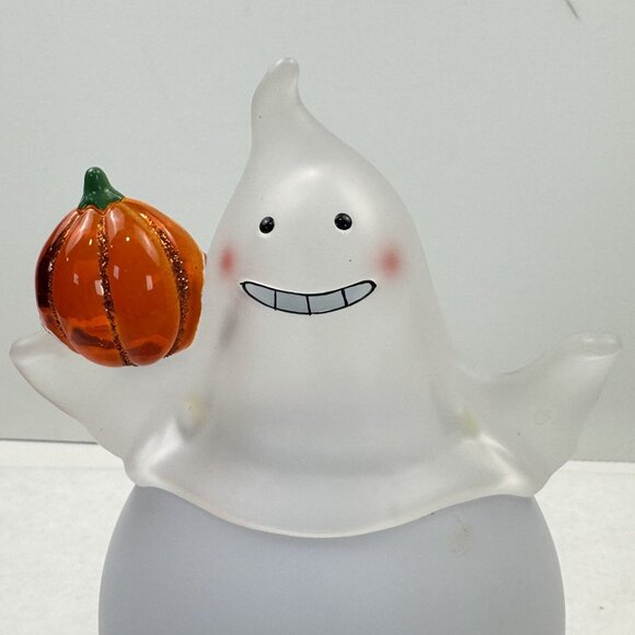 Halloween Ghost Pumpkin Light Up Decor 8.5" Glowing Bats Color-Changing Decor - Picture 7 of 17